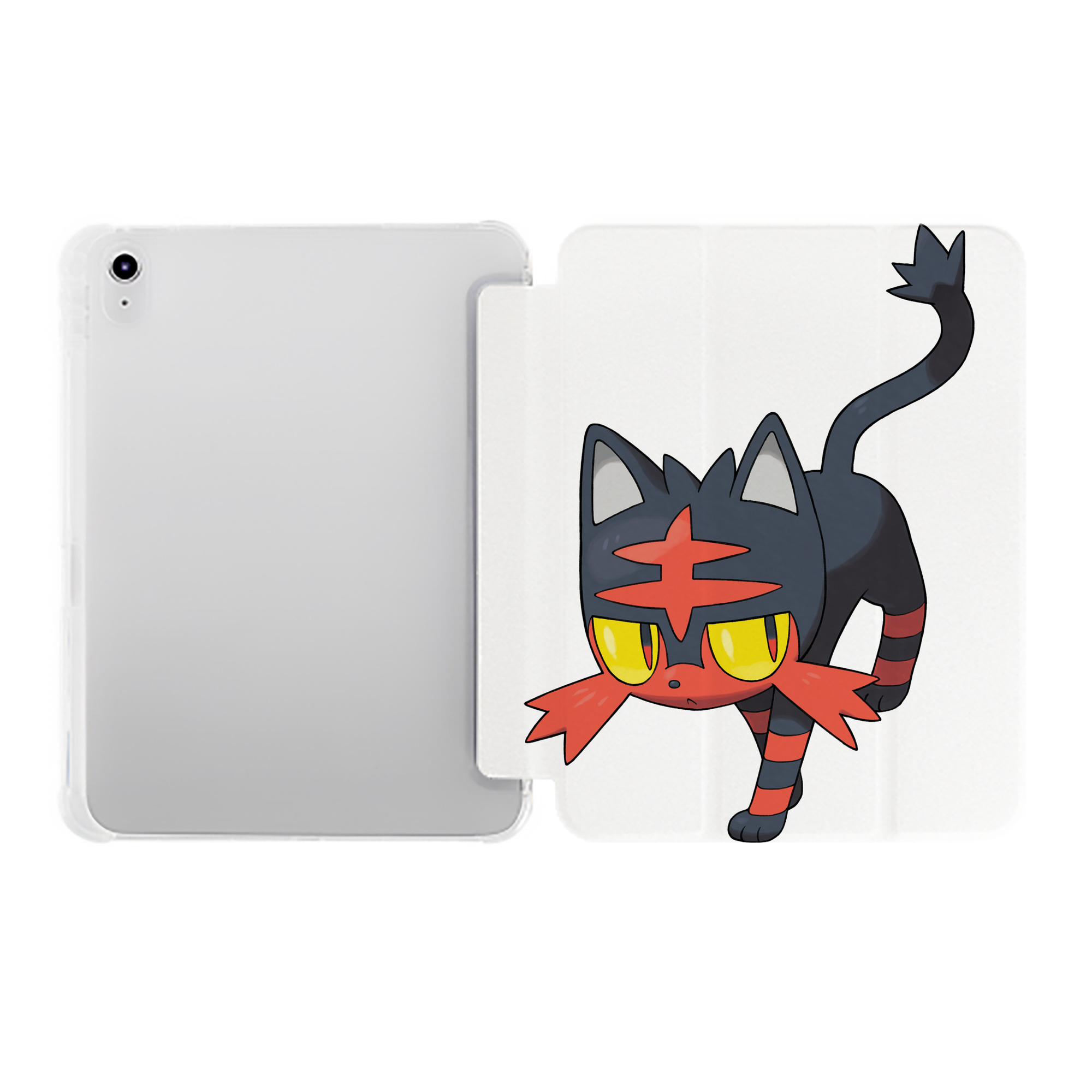 （画像用） ポケットモンスター Pokémon IPad ケース ペン収納付き 三つ折りスタンド PUレザー×シリコン 対応機種9.5/10.5/10.9インチ